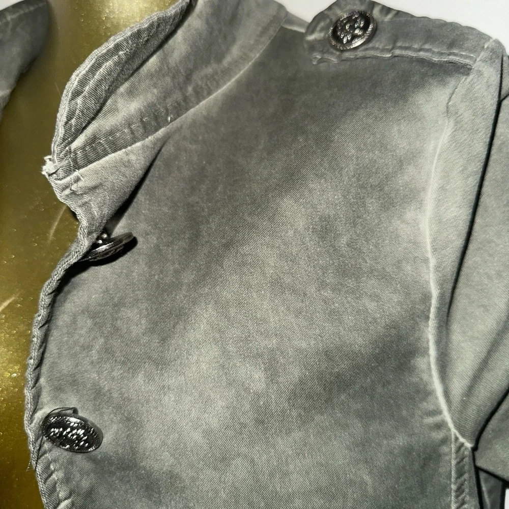 Nuny ROMA Olive Green Super Stretch Small Jacket Blazer  Coat - Picture 4 of 13